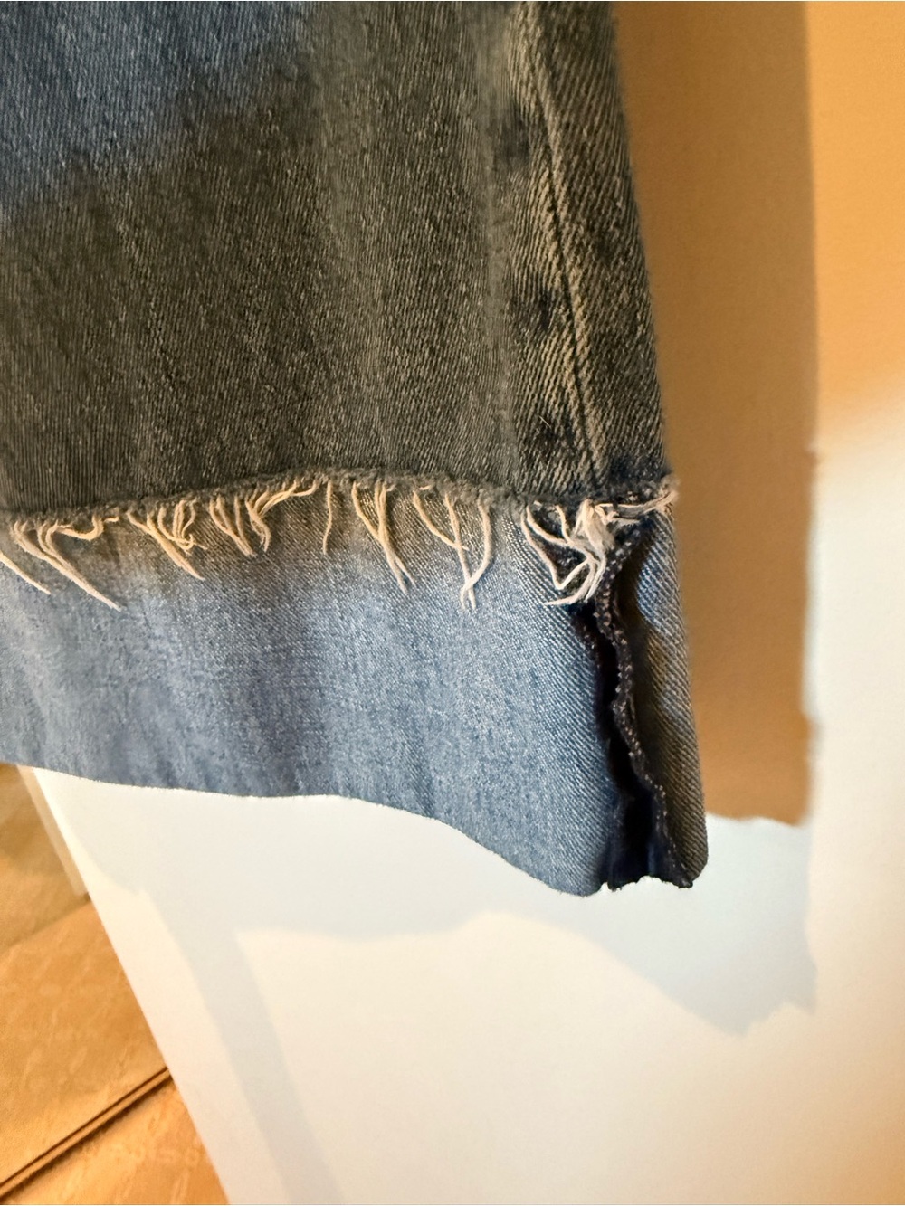 rag & bone Wide-Leg Jeans in Medium Blue Wash - Picture 3 of 6